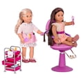 thumbnail image 5 of Set de sillas de salón Our Generation, 7 piezas, para niñas, color rosa, 5 of 5