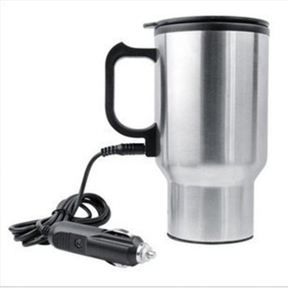 heated travel coffee cup