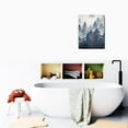 thumbnail image 6 of 12x16in Forest Landscape Backdrop for Bedroom - Stunning Nature Aesthetic, Foggy Mountain, Green Woodland Wall Decor, 6 of 7