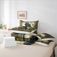 thumbnail image 6 of jejeloiu Boho Bohemian Theme 7 Pieces Bedding Comforter Set,Black Bird Raven Crow Full Bedding Set For Men Women Reversible, 6 of 8