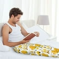 thumbnail image 5 of Bixox Men's Gnomes Bees Patterned Pajama Pants with Pockets Lounge Clothes for Home, 5 of 5