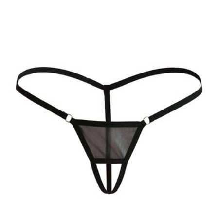 

Women Thong Briefs Open Crotch Underwear Mini Coverage T-back Female Panties New