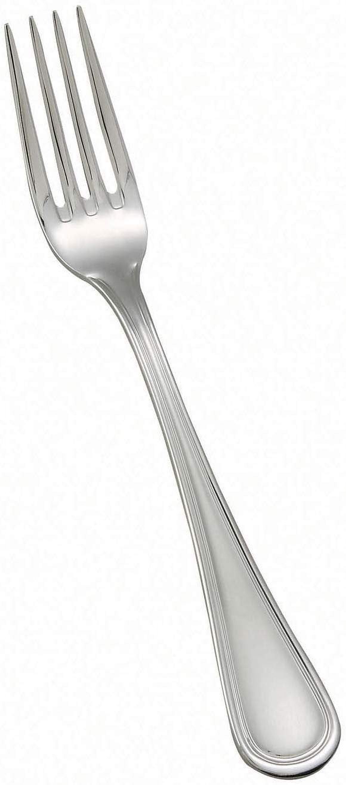 Set Di 12 Forchette Da Tavola Winco Deluxe Pearl – Acciaio Inox 18/8, Motivo Perlato, Uso Commerciale