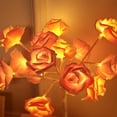 thumbnail image 5 of GFHFHITJ Faux Rose Flower Tree Lamp, 16 Heads LED Rose Table Lamp, Desktop Decoration Night Light Ornaments For Home Wedding Party Decoration, Batteries Not Included, 5 of 6