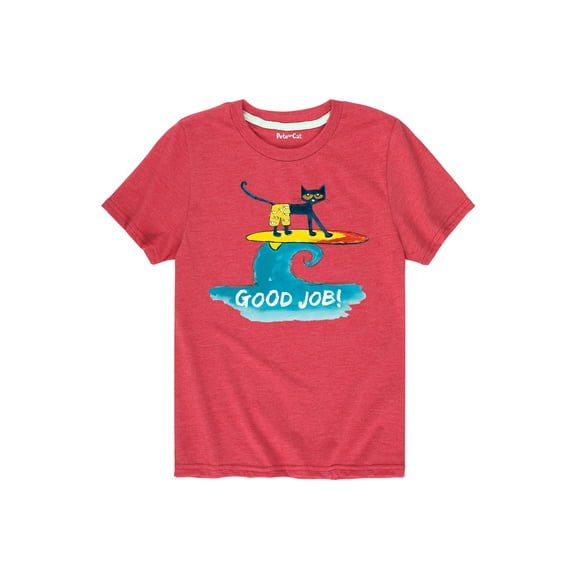 Pete The Cat - Pete Surfing Wave - Toddler Short Sleeve Graphic T-Shirt