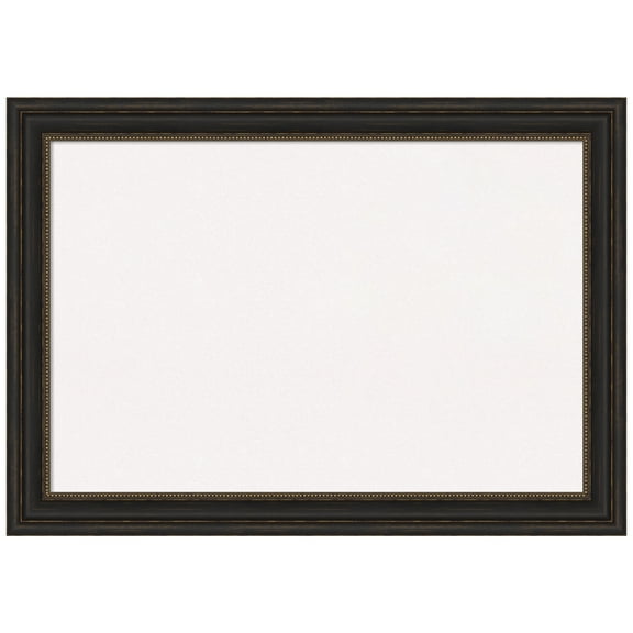 Amanti Art White Cork Board Framed Accent Bronze Bulletin Board 41 in. x 29 in.