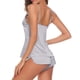 thumbnail image 2 of Conjunto de ropa de dormir para mujer Encantador chaleco con cuello en V, pantalones cortos, camisón, gris, XL Inevent XX000231-36, 2 of 7