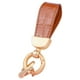 thumbnail image 2 of Llavero de cuero para coche, llaveros universales para llaveros para hombres y mujeres, con anilla en D antipérdida, 2 of 6