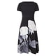 thumbnail image 4 of Vestido de mujer de manga corta con cuello redondo, casual, de moda, para fiesta, diario, elegante, estampado. Fridja  qw961, 4 of 8