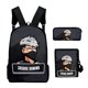 thumbnail image 1 of Set de mochilas Robleis Cartoon Kids School Mochila Anime, 1 of 1