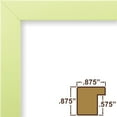 thumbnail image 2 of Craig Frames Confetti Modern Light Green Picture Frame 4 x 6 Inch, 2 of 4