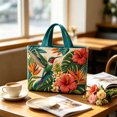 thumbnail image 4 of ZhangC Hummingbird Quilted Tote Bag for Women, 15.8x16.9 Inch Large Capacity Printed Shoulder Handbag, Lightweight Shopping Travel Purse with Inner Pocket, 4 of 6