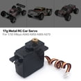 thumbnail image 2 of Metal Gear Servo For 1:18 Scale Rc Car 17G High Torque Servo Motor Rc Car Upgrade Part Replacement Servo Remote Control Car Component 1.6X0.5X1.3 Inch 0.05 Lb, 2 of 9
