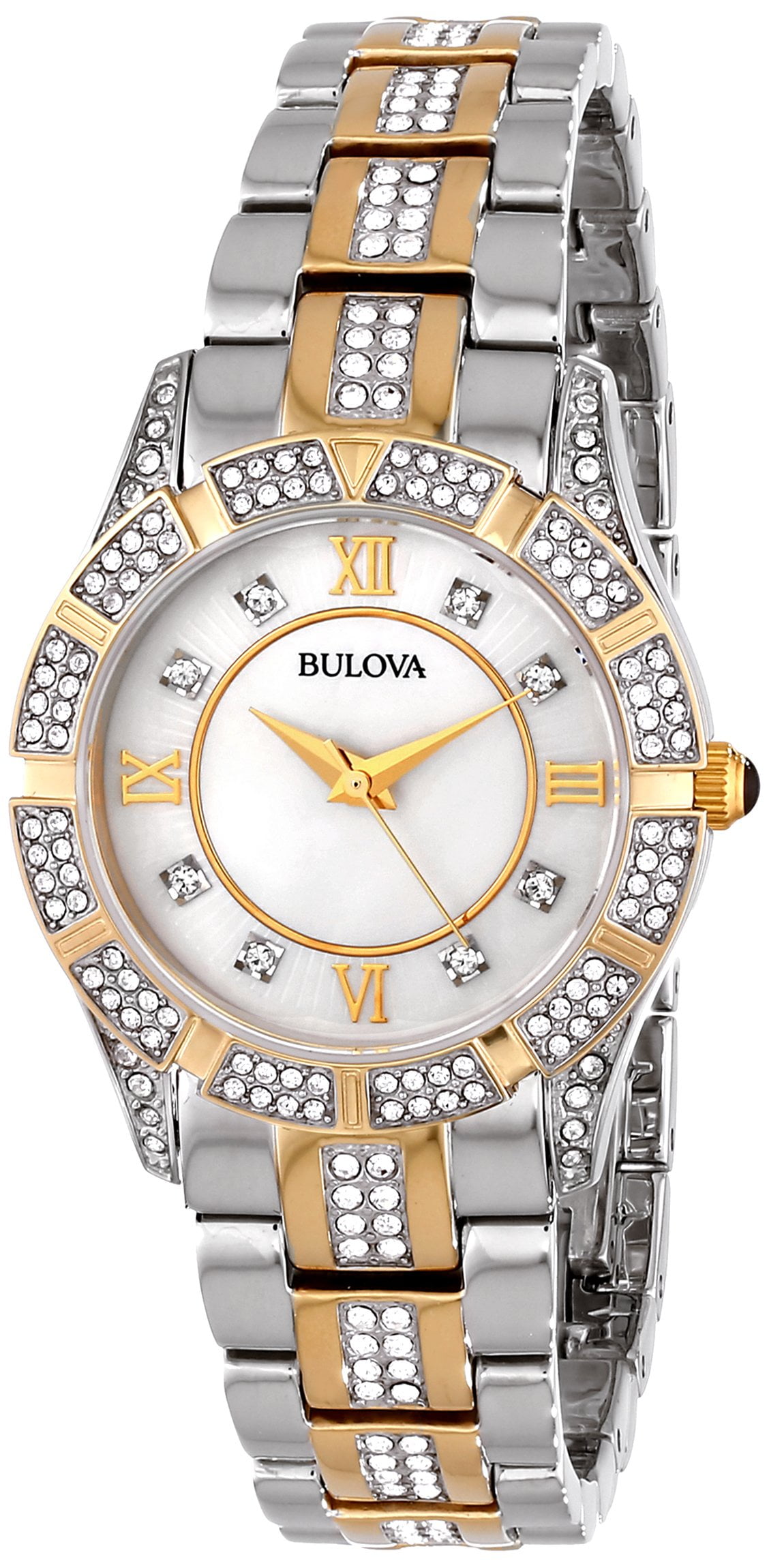 Bulova Bulova Women's Two Tone Stainless Steel Bracelet Watch 98L135