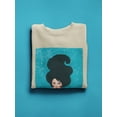 thumbnail image 3 of Pastell Classy Woman Sweatshirt Women's -Hulya Ozdemir Designs, Female x-Large, 3 of 4