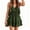 Army green, variant on High Waist Tank Rompers V Neck Beach Womens Flowy Ruffle Layered Shorts Jumpsuit