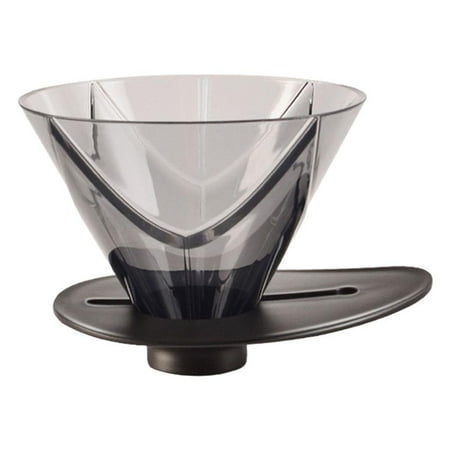 

Manual Pour Over Coffee Dripper Paperless C Reusable with Removable Base Drip Cup Portable for Restaurants