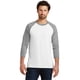 thumbnail image 1 of District ® Perfect Tri® 3/4-Sleeve Raglan. DM136 Distrito DM136, 1 of 1