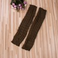 thumbnail image 2 of Women Knit Crochet Boot Cuffs Toppers Short Ankle Socks Winter Shell Leg Warmer, 2 of 5