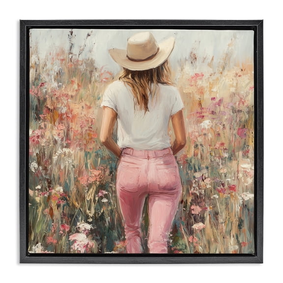 Stupell Industries Moment Of Peace Black Framed Floater Canvas Wall Art, design by Heidi Kuntz