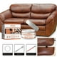 thumbnail image 1 of Compuesto reparador para cuero rellenable y pintable | Reparación de grietas, agujeros, desgarros y quemaduras en asientos de cuero, muebles y zapatos | Aplicación fácil | Multipropósito | 1 pasta, 1 of 9