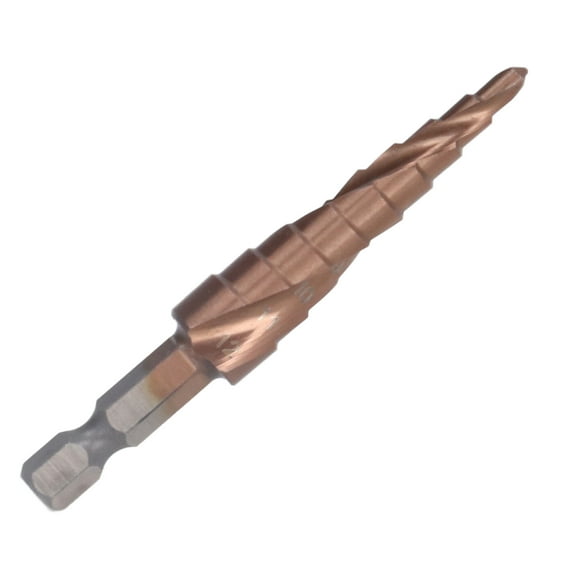Step Drill,Spiral Step Drill Bit Spiral Step Drill Bit Hex Shank Step Drill Exceptional Craftsmanship