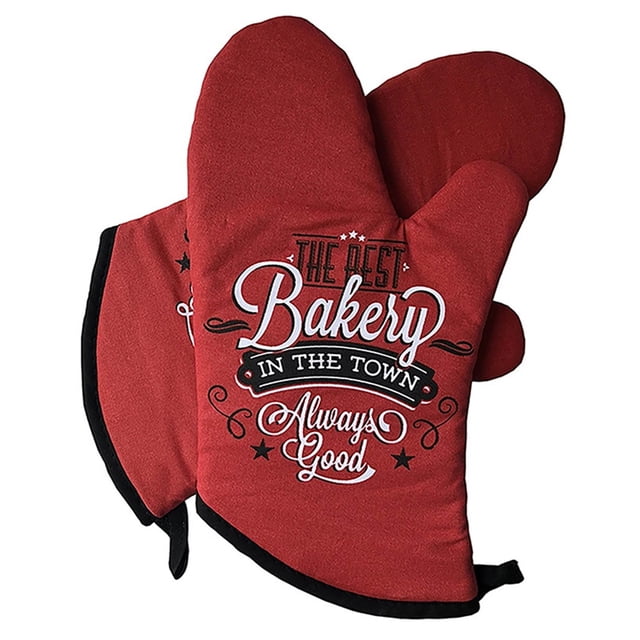 Horno Guantes De Cocina De Algodón Resistentes Al Calor Guantes De Horno De Microondas Para Cocinar Hornear Asar A La Parrilla Scienceny HA046344-01