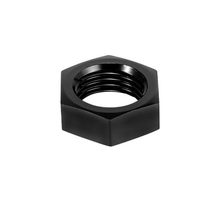 

Black AN6 Female Thread Hex Bulkhead Nut Locking Nut 6AN Thread Size Hex Locknut