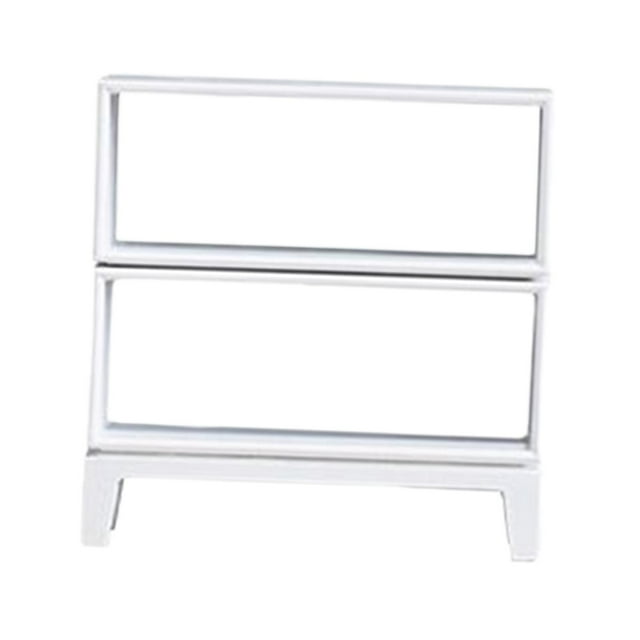 Armario de Casa de Muñecas Armario de Combinación de Casa de Muñecas Accesorios de Bricolaje de Madera S estilo B Baoblaze gabinete de casa de muñecas
