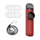 thumbnail image 4 of Flauta Kazoo con diafragma de flauta Kazoo fácil de tocar y cordón para amantes de la música Rojo, 4 of 9