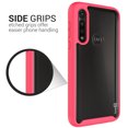 thumbnail image 6 of CoverON Motorola Moto G Power Case and Screen Protector Tempered Glass, Military Grade Full Body Rugged Slim Fit Clear Phone Cover, Pink, 6 of 10