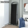 thumbnail image 5 of Costway 6 Panels Folding Privacy Screen 6 Ft Tall Fabric Privacy Screen for Home Black, 5 of 10