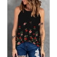 thumbnail image 3 of Women Casual Sleeveless V Neck Tank Tops Shirts Loose Fit Vest Pullover Shirt, 3 of 4