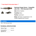thumbnail image 2 of Upstream Oxygen Sensor - Compatible with 1992 - 1993 Chevy K1500, 2 of 2