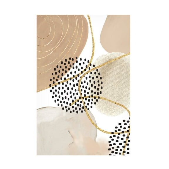 Trademark Fine Art Sally Ann Moss Jealous Beige 3 Canvas Wall Art