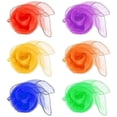 thumbnail image 2 of Pack of 24 juggling towels, dance towels, juggling scarves, gymnastic towels for kindergarten, children's show, belly dance, 60 x 60 cm (24 pieces of, 2 of 5