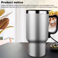 thumbnail image 3 of 500ml Heating Cup Vehicle Stainless Heated Coffee Mug Kettle, 3 of 9