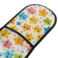 thumbnail image 2 of Dailycode Double Sided Oven Mitt with Loop Heat Resistant Kitchen Long Potholders 7" x 35" Cute Stars, 2 of 6