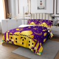 thumbnail image 3 of Erosebridal Ramadan Mubarak Coverlet Set Queen, Flower Castle Bedding Set, Cartoon Galaxy Decor 3pcs, 3 of 5