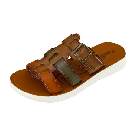 

Cathalem Women Summer Slip On Casual Open Toe Wedges Soft Bottom Breathable Shoes Sandals Slippers Green 38