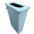 thumbnail image 2 of LA Linen Stretch Spandex Trash Can cover for Slim Jim 23-Gallon, White, 2 of 7