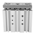 thumbnail image 4 of MGPM20X30 3 Rod Double Action Air Cylinder Aluminum Alloy Pneumatic Cylinder 20mm Bore, 4 of 4