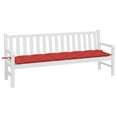 thumbnail image 3 of vidaXL Garden Bench Cushion Red Oxford fabric 78.7 x 19.7 x 2.8 inches, 3 of 7