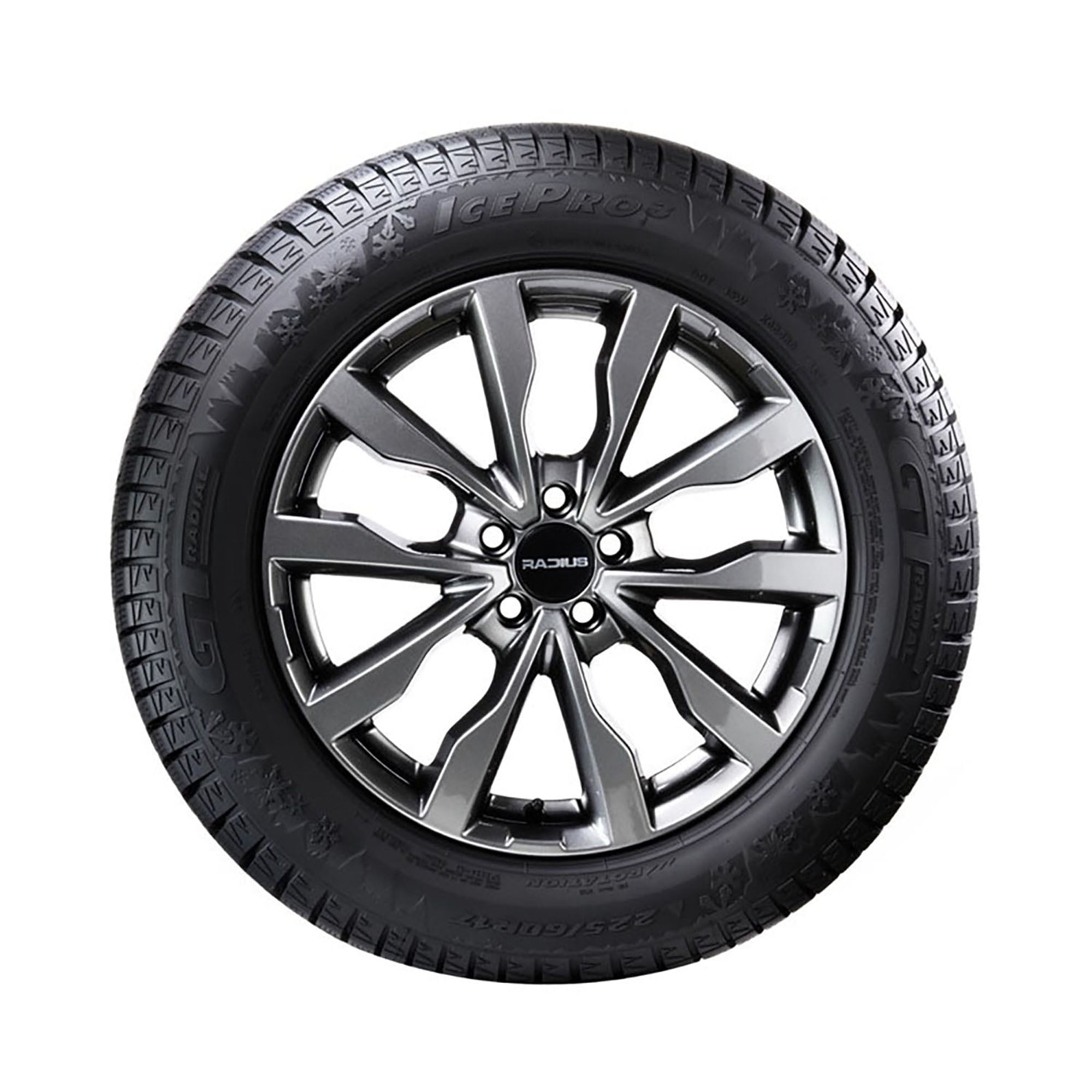 GT Radial IcePro 3 Studded SUV Winter Tire, 195/65R15 95T XL, High
