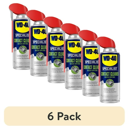 (6 pack) WD-40 Specialist Electrical Contact Cleaner, 11 oz