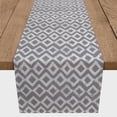 thumbnail image 2 of Creative Products Quatrefoil Pattern 16x90 Poly Twill Table Runner, 2 of 3