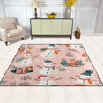 thumbnail image 2 of Yayeee Area Rugs for Living Room 6.7'x4.8' Non Slip Washable Bedroom Floor Carpet, Christmas Snowman, 2 of 5