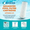 thumbnail image 2 of Hurricane 4 Pack HF9402-01 Advanced Pool and Spa Filter Cartridge Replacement, 2 of 7