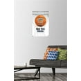 thumbnail image 2 of NBA New York Knicks - Drip Basketball 21 Wall Poster with Pushpins, 14.725" x 22.375", 2 of 3