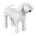 thumbnail image 1 of Leather Dog Mannequins Standing Position Dog Models Toys Pet Animal Shop Display Mannequin White L, 1 of 5